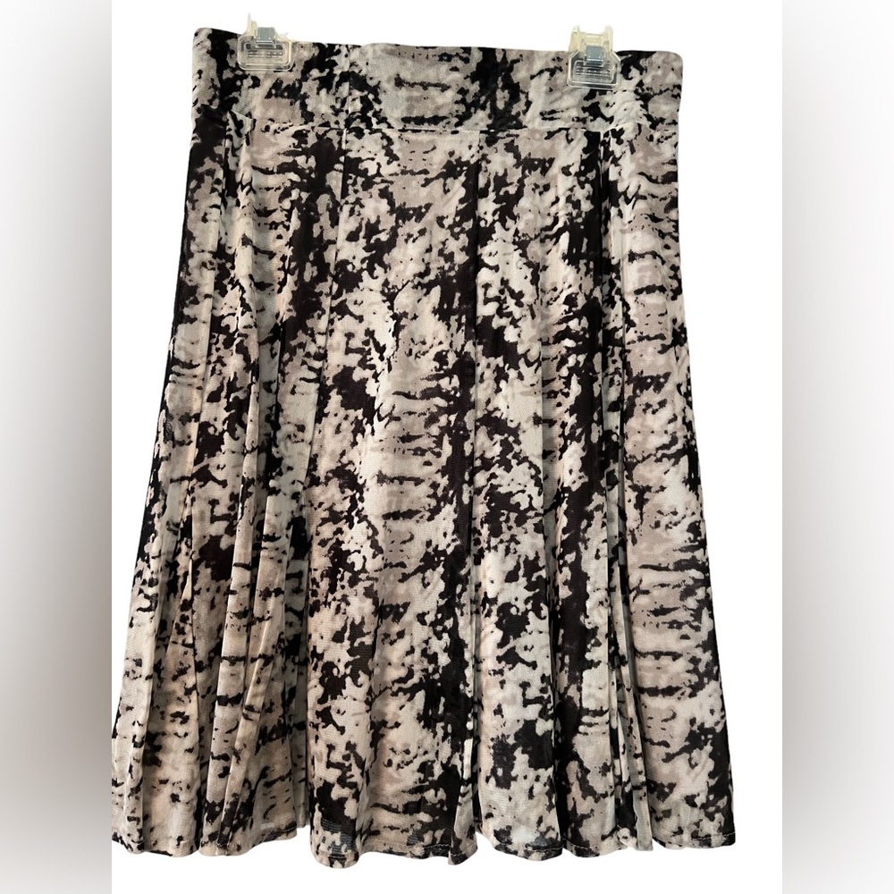 BCBG mesh overlay tie dyed skirt size small